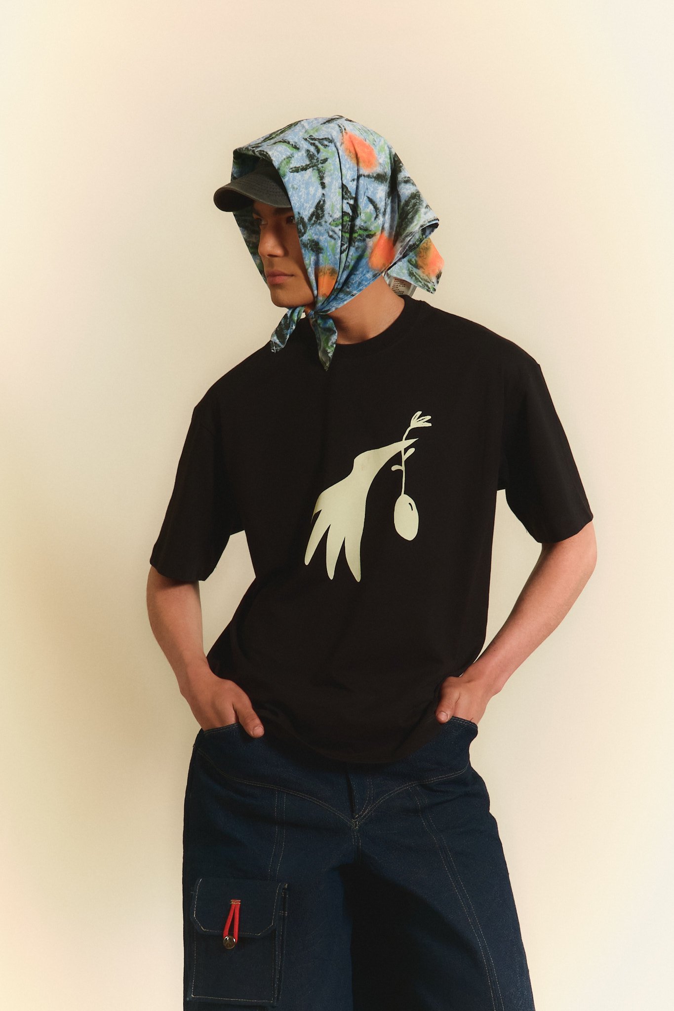 Camiseta Parranda Oversize negra