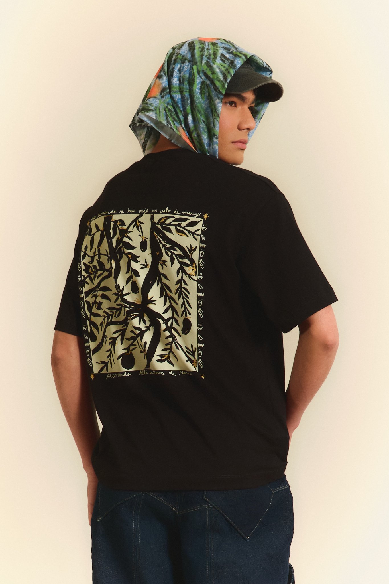 Camiseta Parranda Oversize Negra