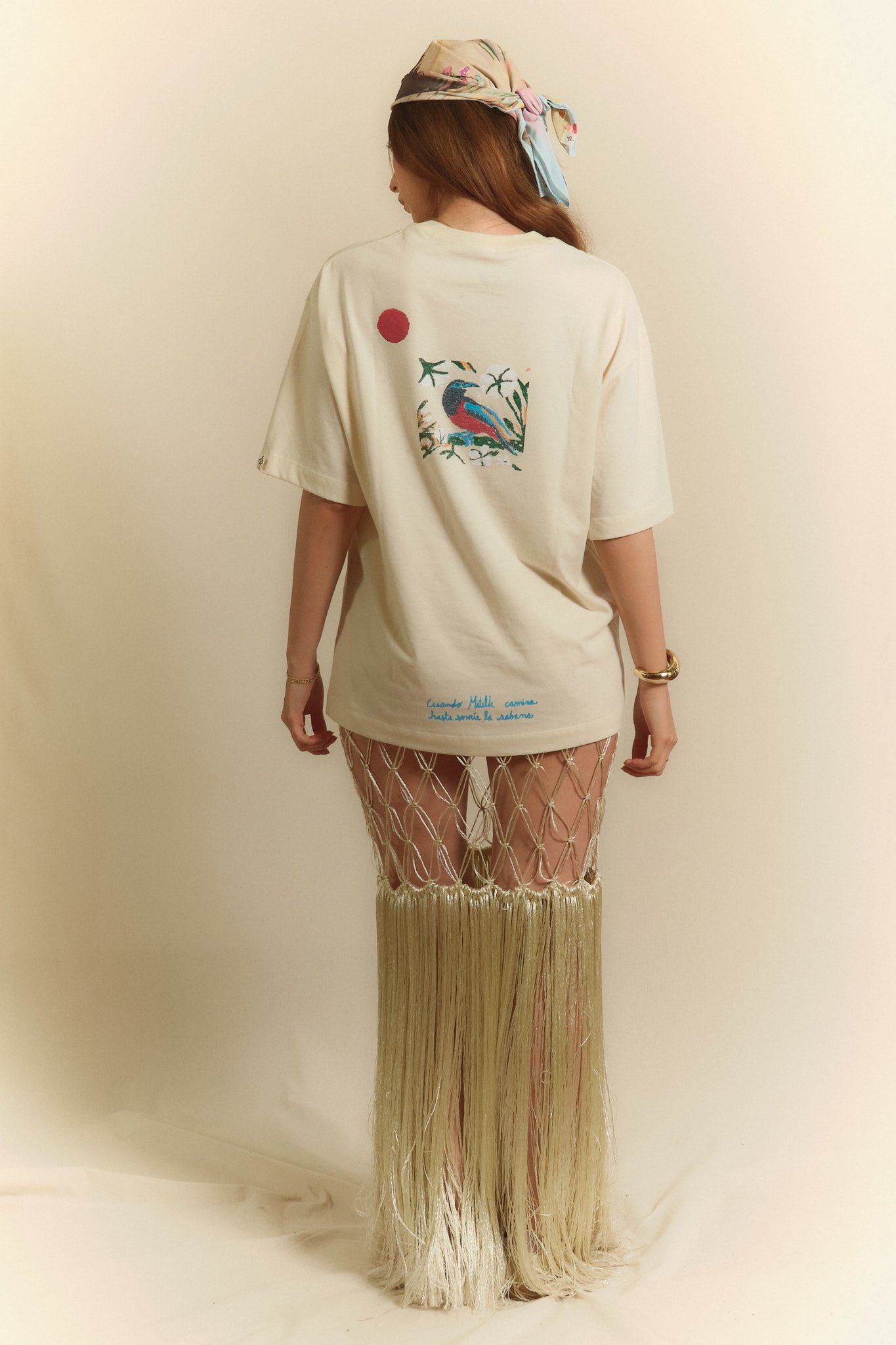 Camiseta Matilde Lina Regular Vainilla