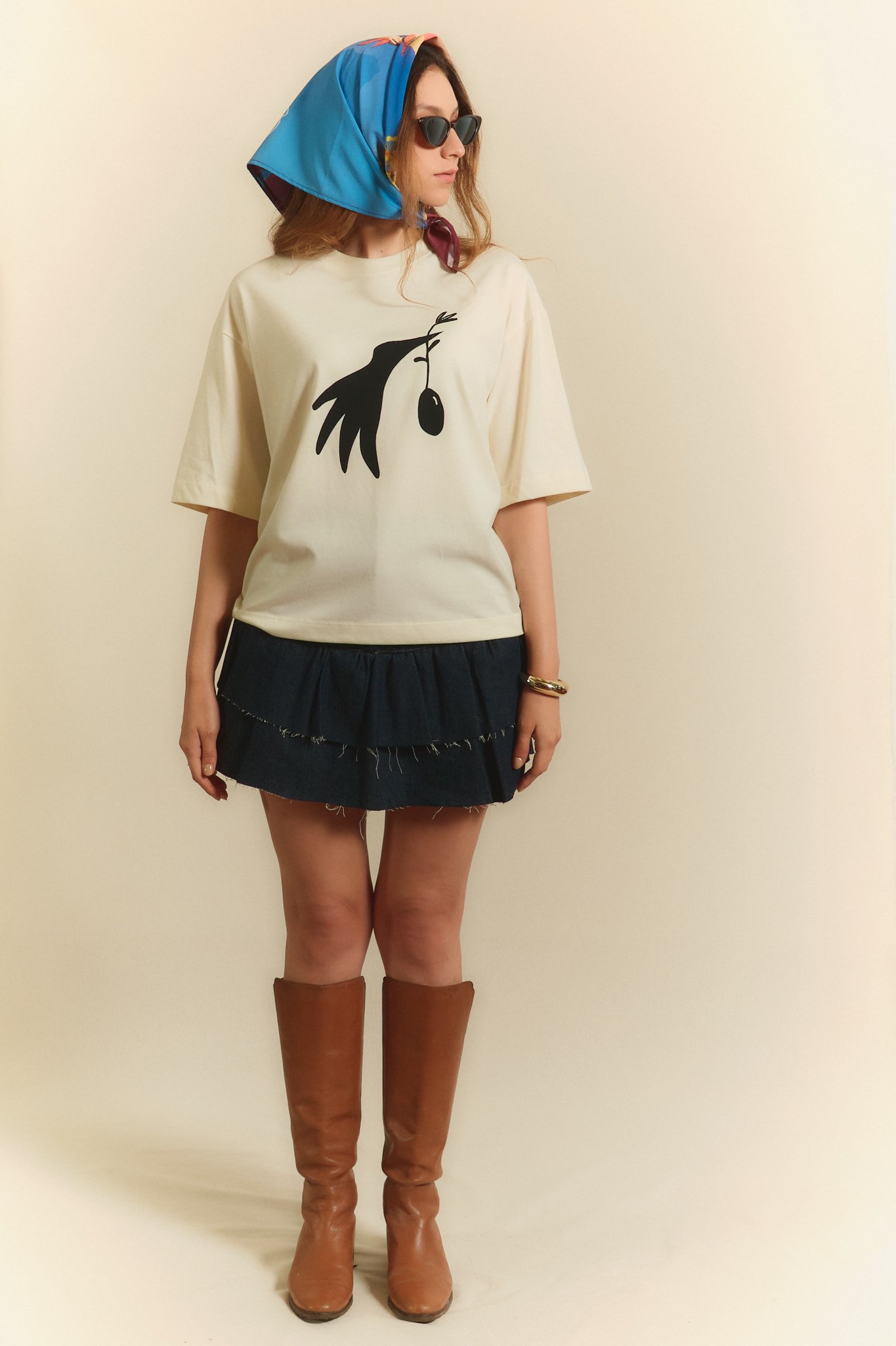 Camiseta Parranda Boxy Blanca