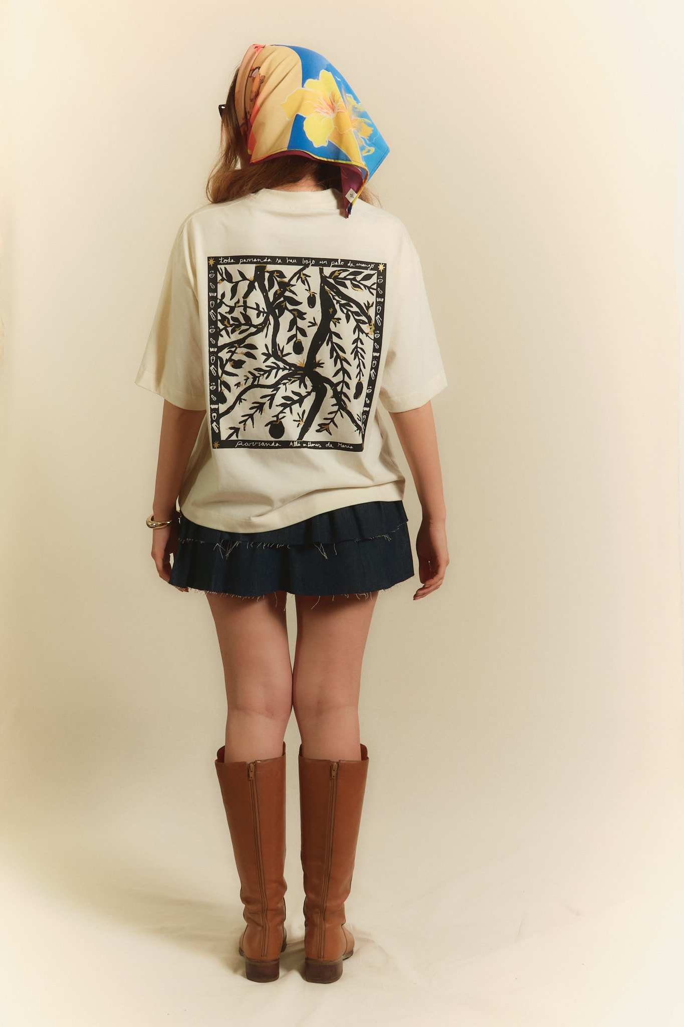 Camiseta Parranda Boxy Blanca
