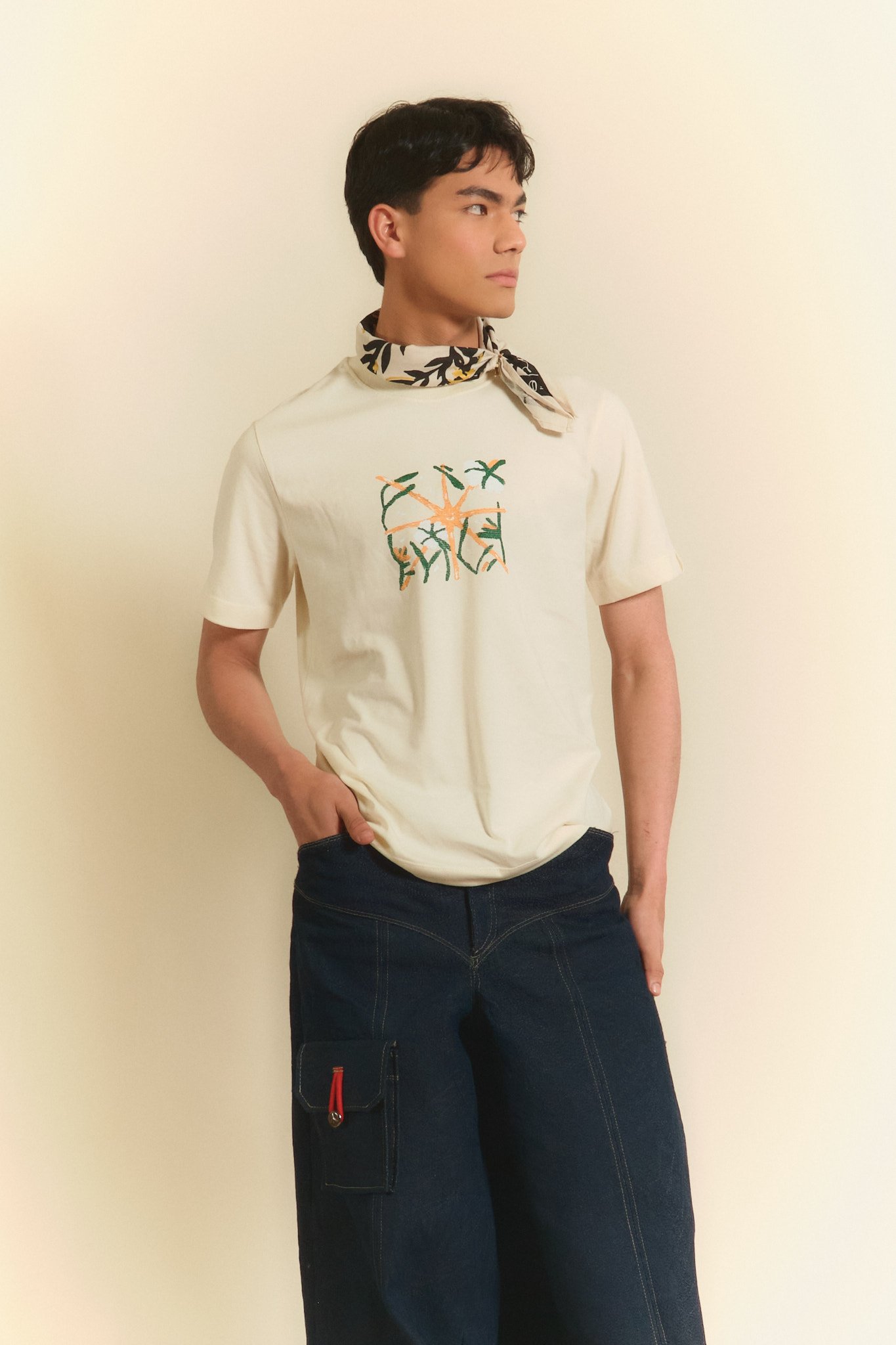 Camiseta Matilde Lina Oversize Vainilla