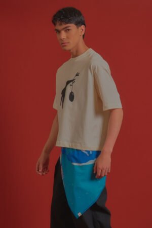 Camiseta Parranda Boxy Blanca